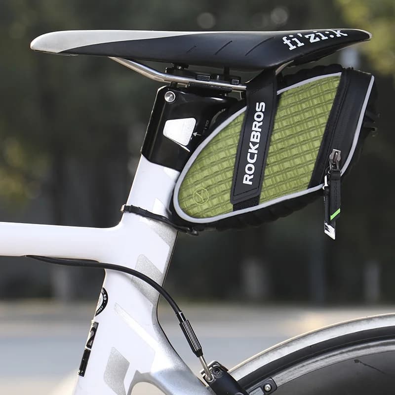 Sacoche de selle imperméable réfléchissante