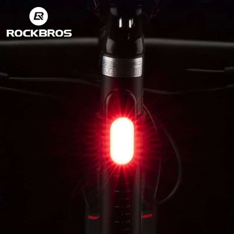 Feu arrière de vélo étanche rechargeable USB-C