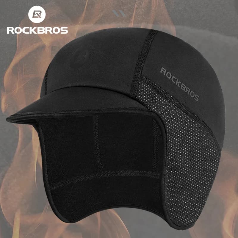 Bonnet thermique coupe-vent hiver cyclisme ski