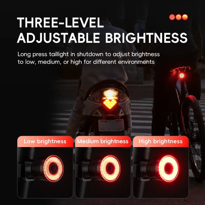 Feu arrière intelligent Type-C avec détection de freinage