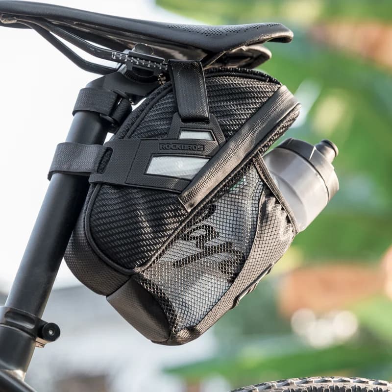 Sac de rangement réfléchissant pour selle de vélo