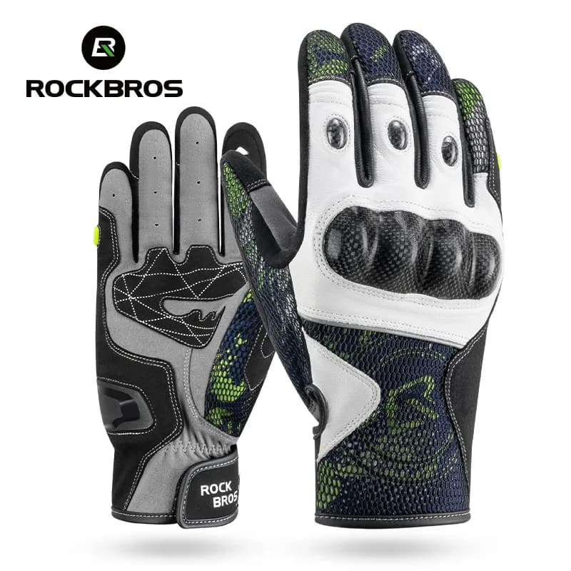 Gants moto respirants compatibles écran tactile toutes saisons