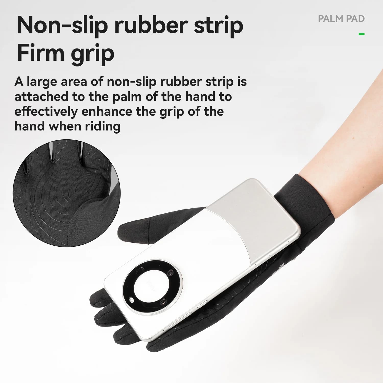 Gants de vélo longs coupe-vent doublés polaire