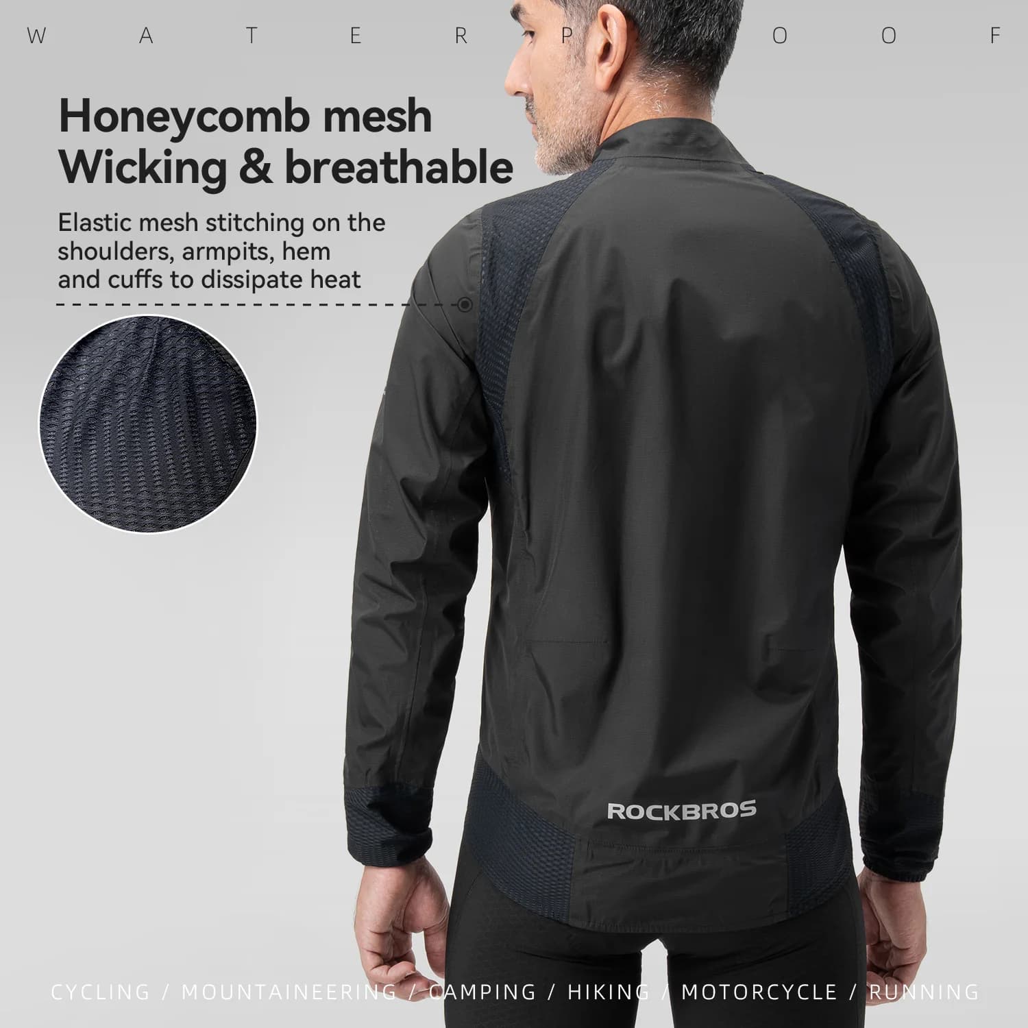 K-way de vélo léger séchage rapide imperméable