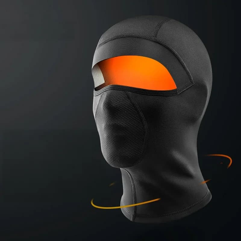 Cagoule polaire coupe-vent visage complet hiver