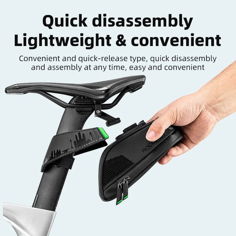 Sacoche selle vélo grande capacité imperméable