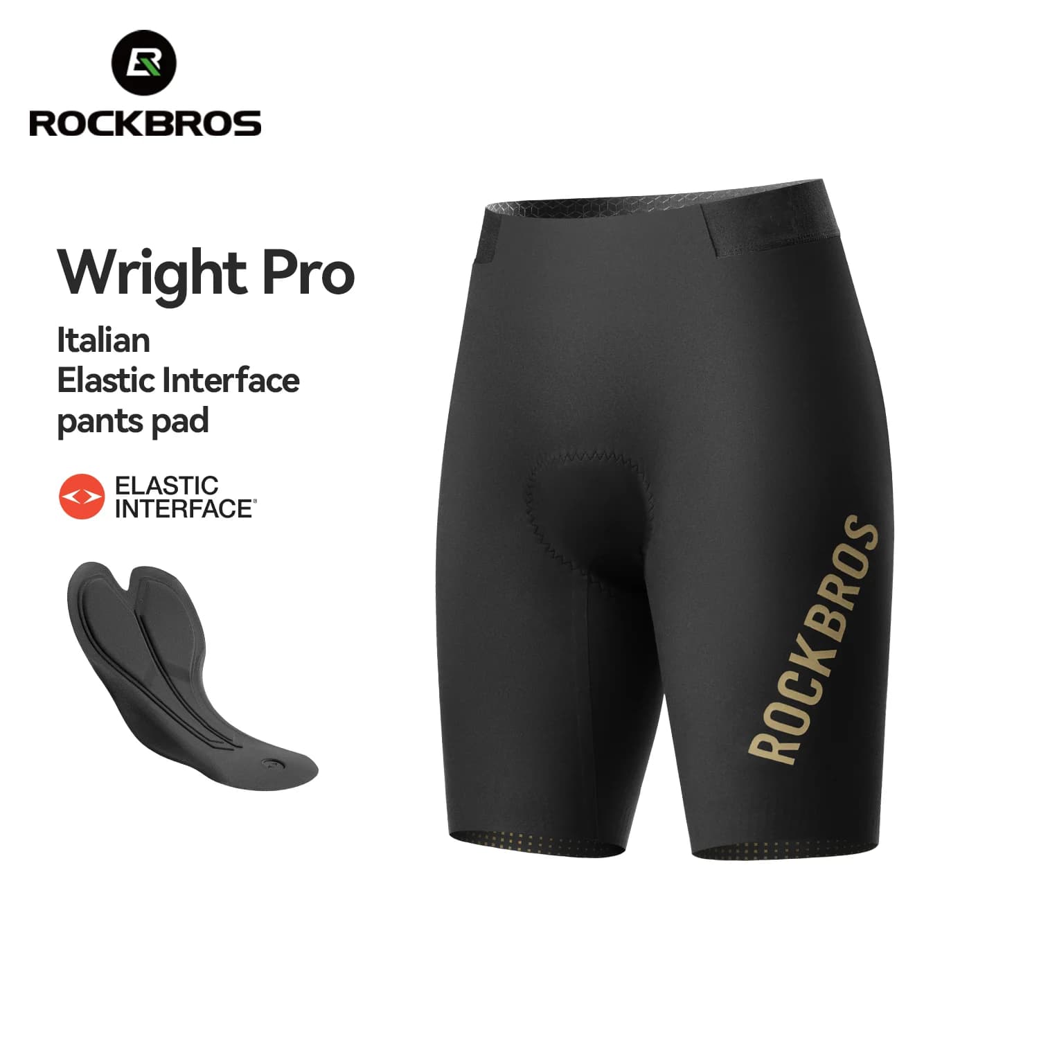 Shorts de cyclisme respirants et élastiques avec peau de chamois