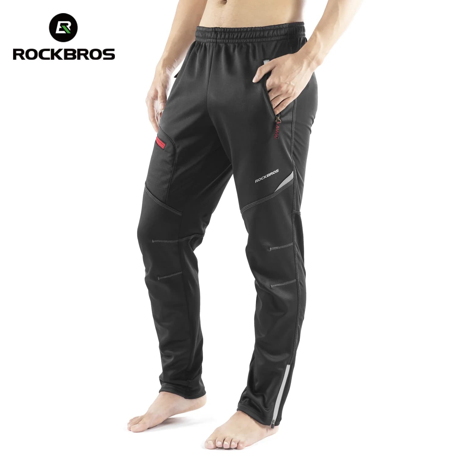Pantalon de cyclisme thermique coupe-vent et imperméable