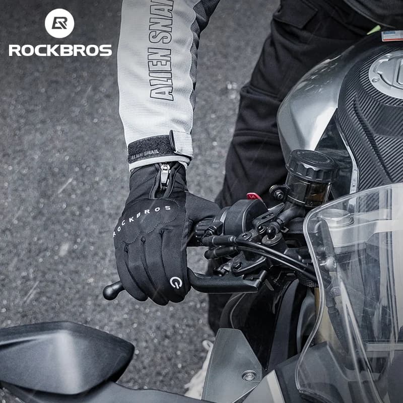 Gants chauds et respirants à doigts complets compatibles écran tactile, Automne-Hiver